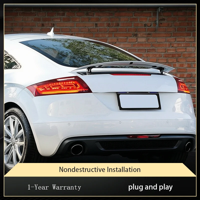Automotive Tools Rear Lights For Audi TT 2006-2014 Upgrade Tail Lamp Modified DRL Taillight LED Horse Race Car Accessories