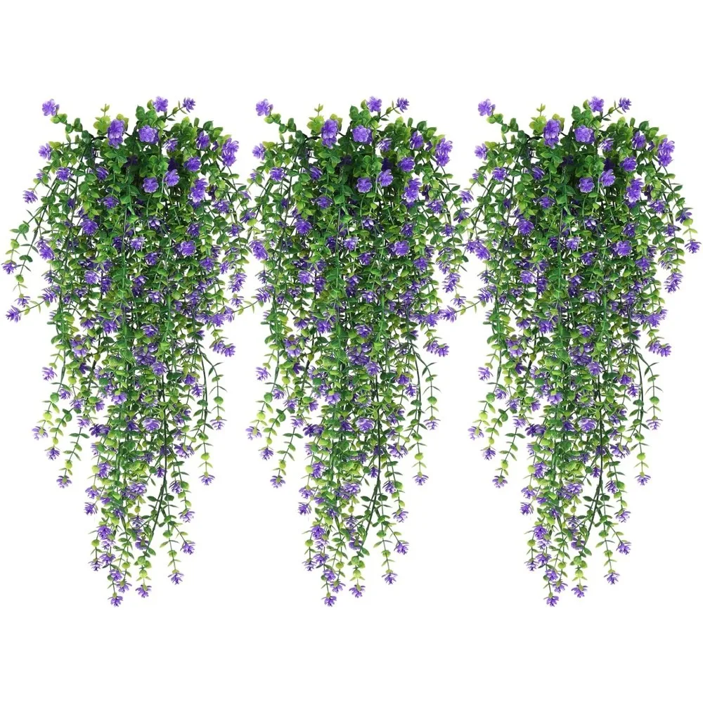 

Большой искусственный папоротник виноградная лоза искусственный подвесной настенный декор уличные искусственные папоротники для сада комнатные подвесные растения