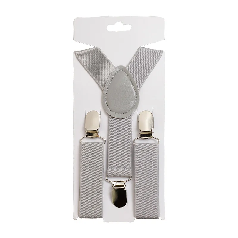 Suspensórios infantis de alta elasticidade – design antiderrapante com 3 clipes |   Suporte para shorts/calças |   Fixadores de roupa infantil duráveis