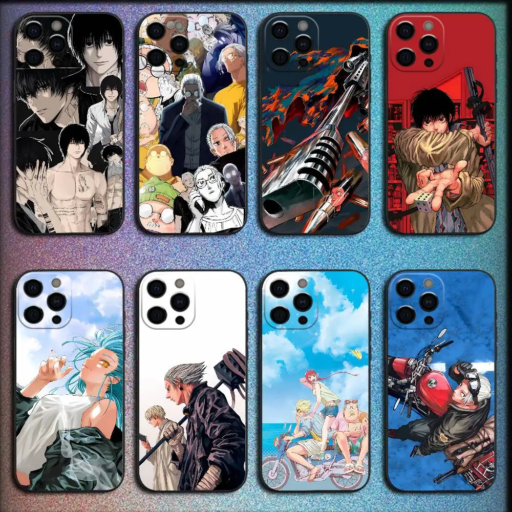 

S-Sakamoto Days Phone Case For iPhone 17,16,15,14,13,12,Pro,Max,Plus,E,SE4,Air,Mini Black Cover