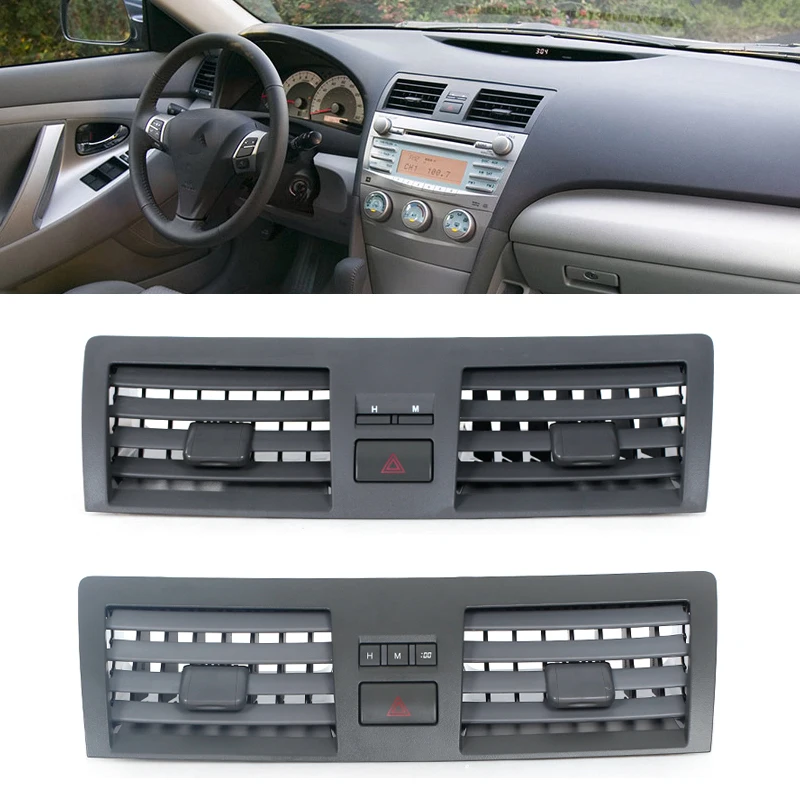 A/C Air Vent Outlet For Toyota Camry Dash 2007 2008-2013 Center A/C Air Conditioning Insert Outlet Panel Grille Cover 8433206100