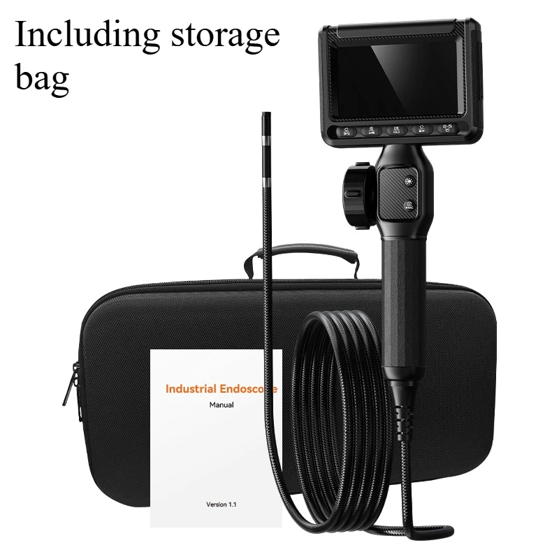 Endoscope Camera with Light, Fexible Snake Inspection Scope, Industrial, Pixel Resolution and Is Capable of Capturing Photos and Videos. It Is Designed for Examining Small Areas and Can Easily Retrieve Tiny Objects, with A 360° Rotation Capability