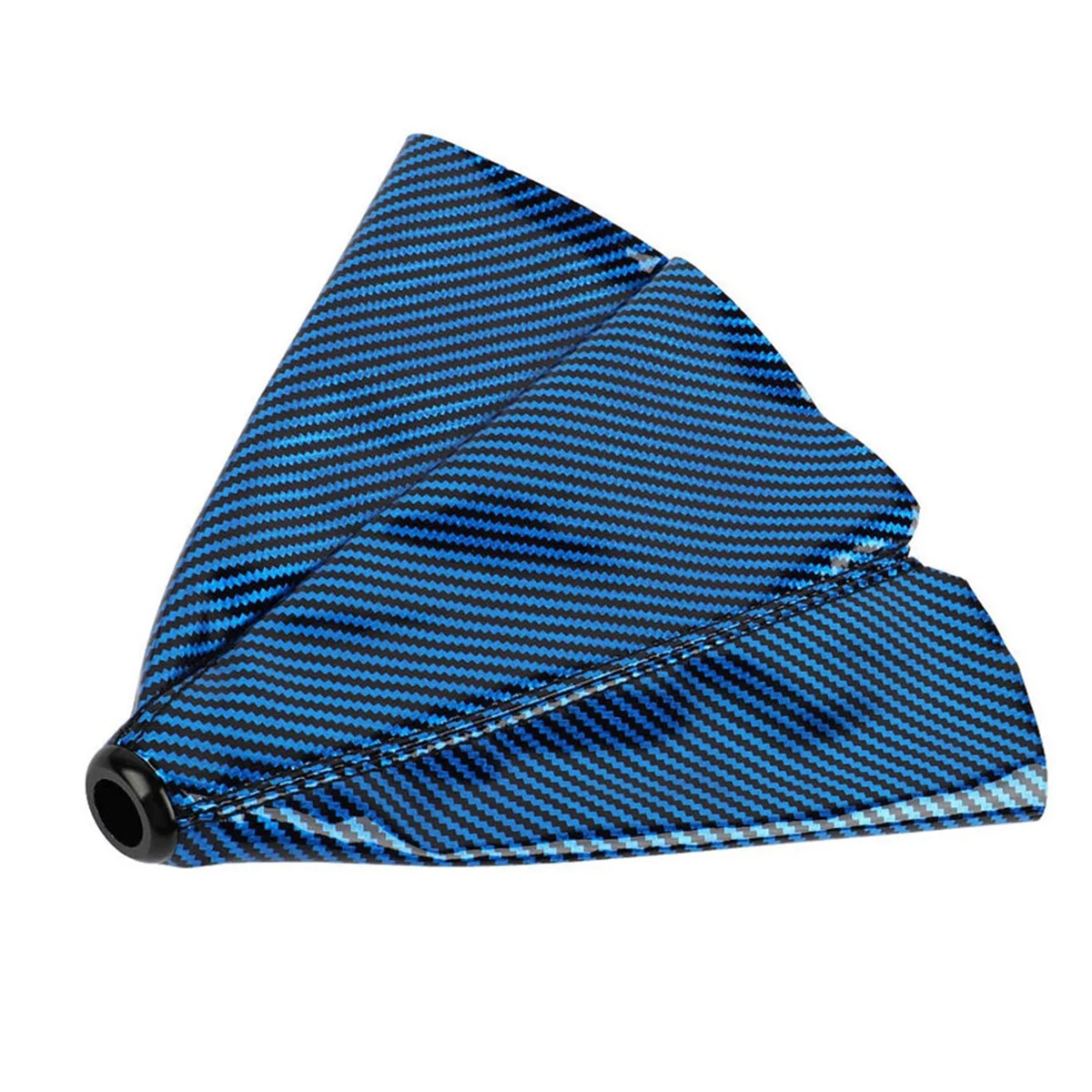

Reliable-Carbon Fiber Blue Shift Boot Stitch Cover for Gear Cover Shifter Shift Knob MT AT-ABIQ