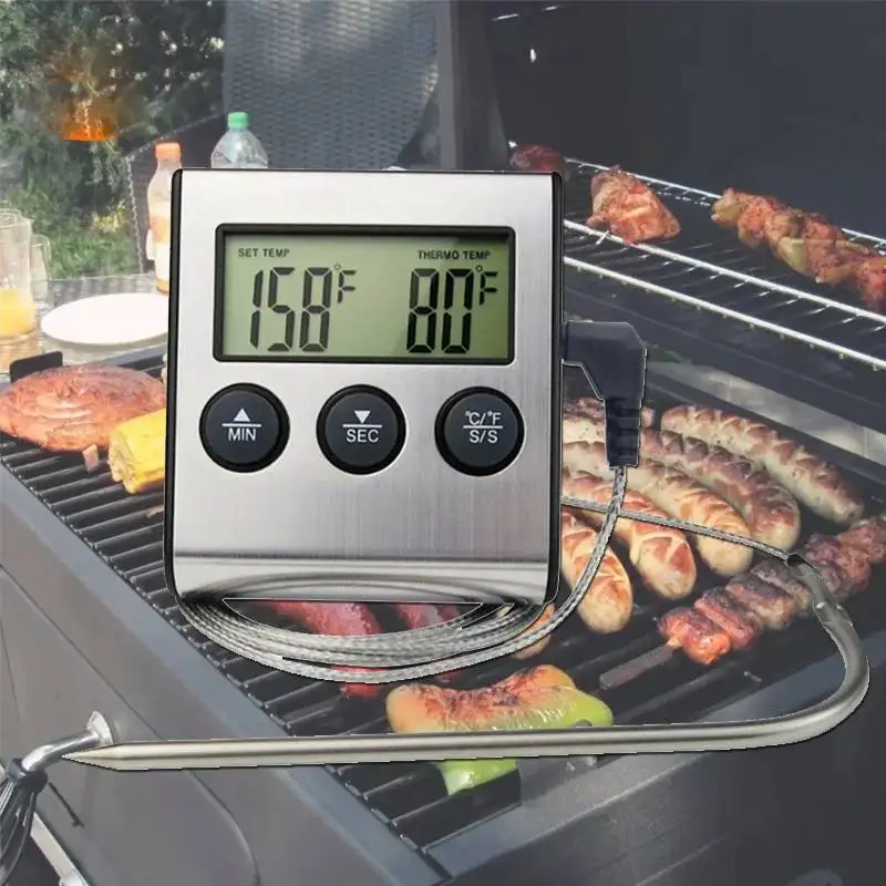 Mini ThermoPro TP16 Digital LCD Display Kitchen Cooking Meat Thermometer For BBQ Oven Grill With Timer Function Kitchen