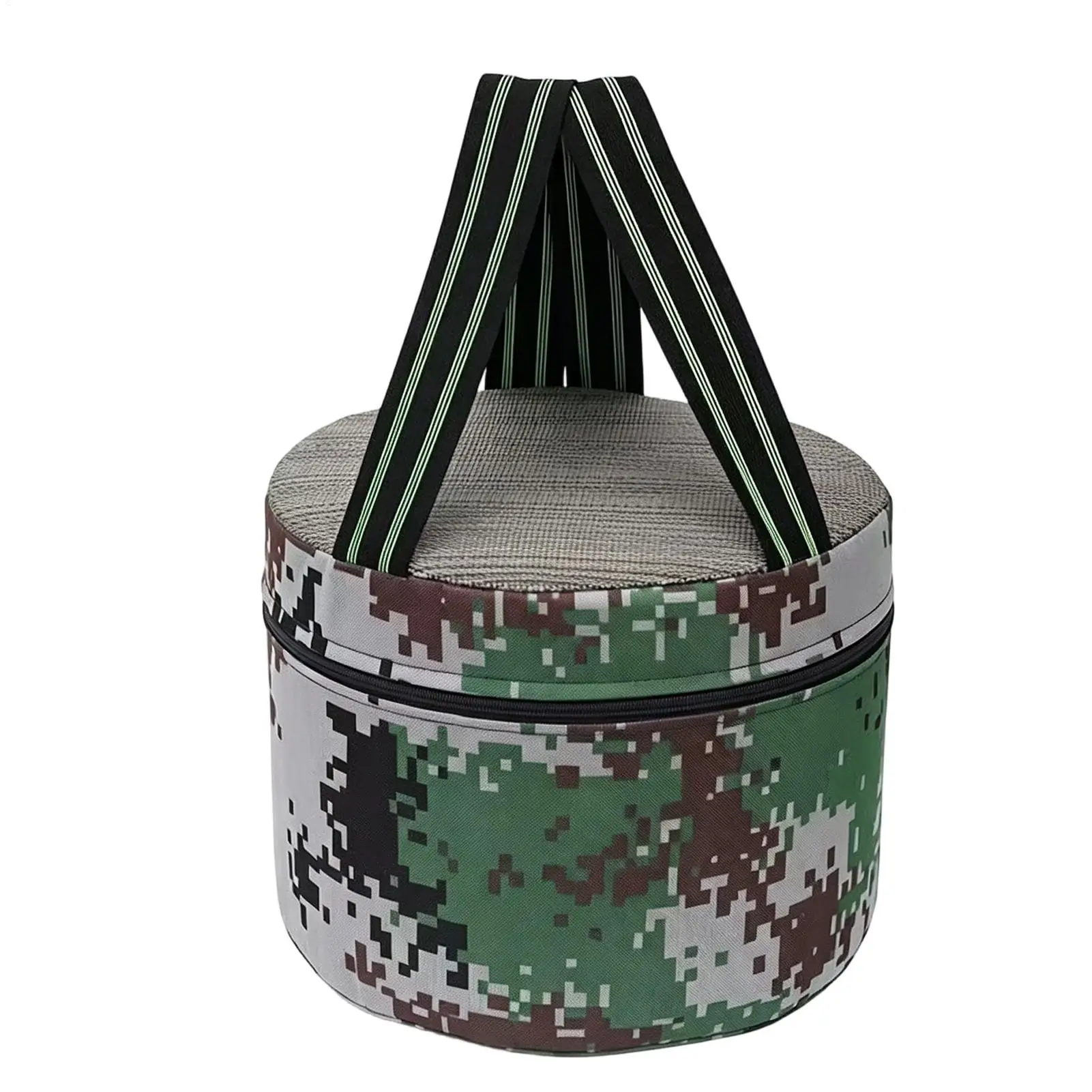 Outdoor Fishing Chair Gardening Stool Footstool Wearable Work Seat Round Stool For Outside Gardening Planting Fishing Farm