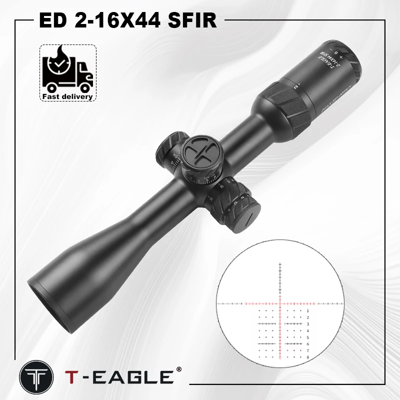 

T-EAGLE IMAX ED 2-16X44 SFIR Tactical Riflescope Rifle Optical Sights Spotting Hunting Scope PCP Airsoft Optical Sight