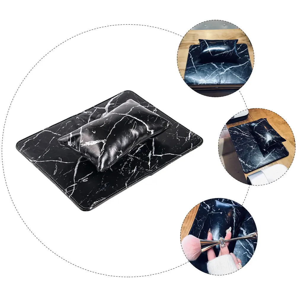 

1Set Nail Art Hand Pillow Mat Set Perfect Gift for Girls Convenient Manicure Cushion Pad Salon Accessory Nail Art Pad