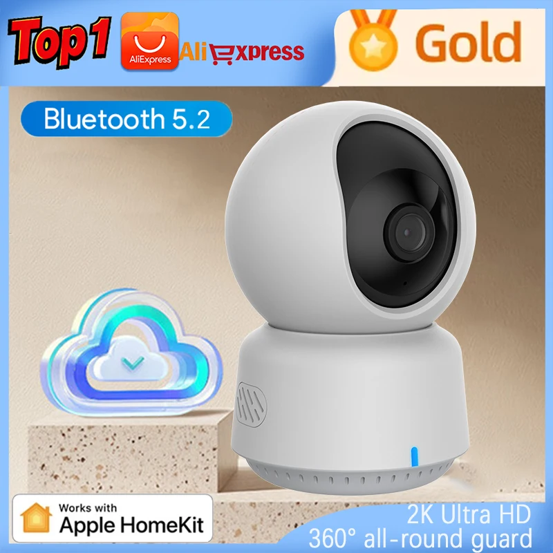 aqara-e1-smart-camera-2k-hd-wifi-camera-two-way-voice-call-night-vision-mobile-bluetooth-indoor-surveillance-camera-baby-monitor