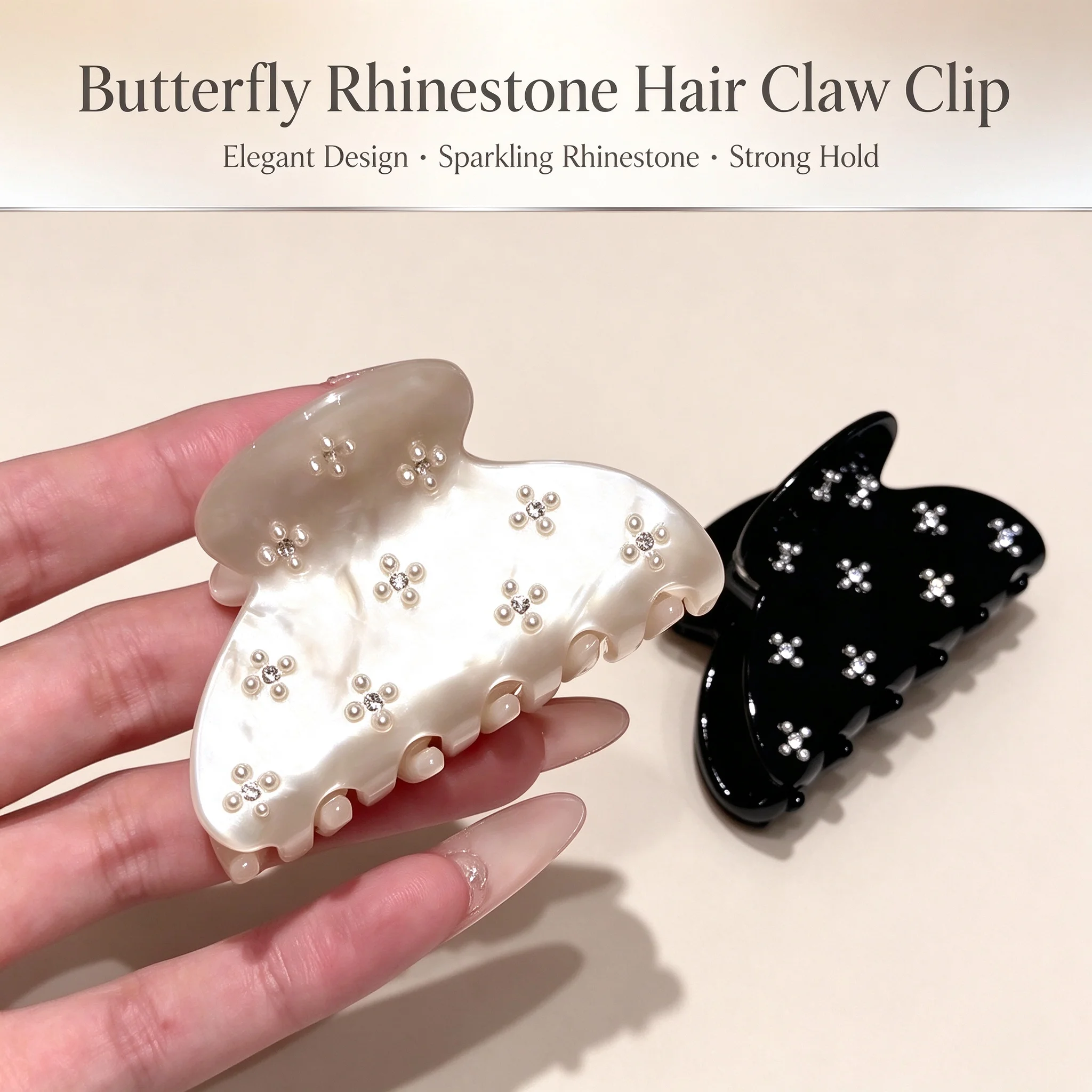 6,5m Lange Diamant-Haarspangen für Mädchen und Frauen, Haaraccessoires zum Anbinden, Neue Koreanische Mode-Haaraccessoires – Detail 2