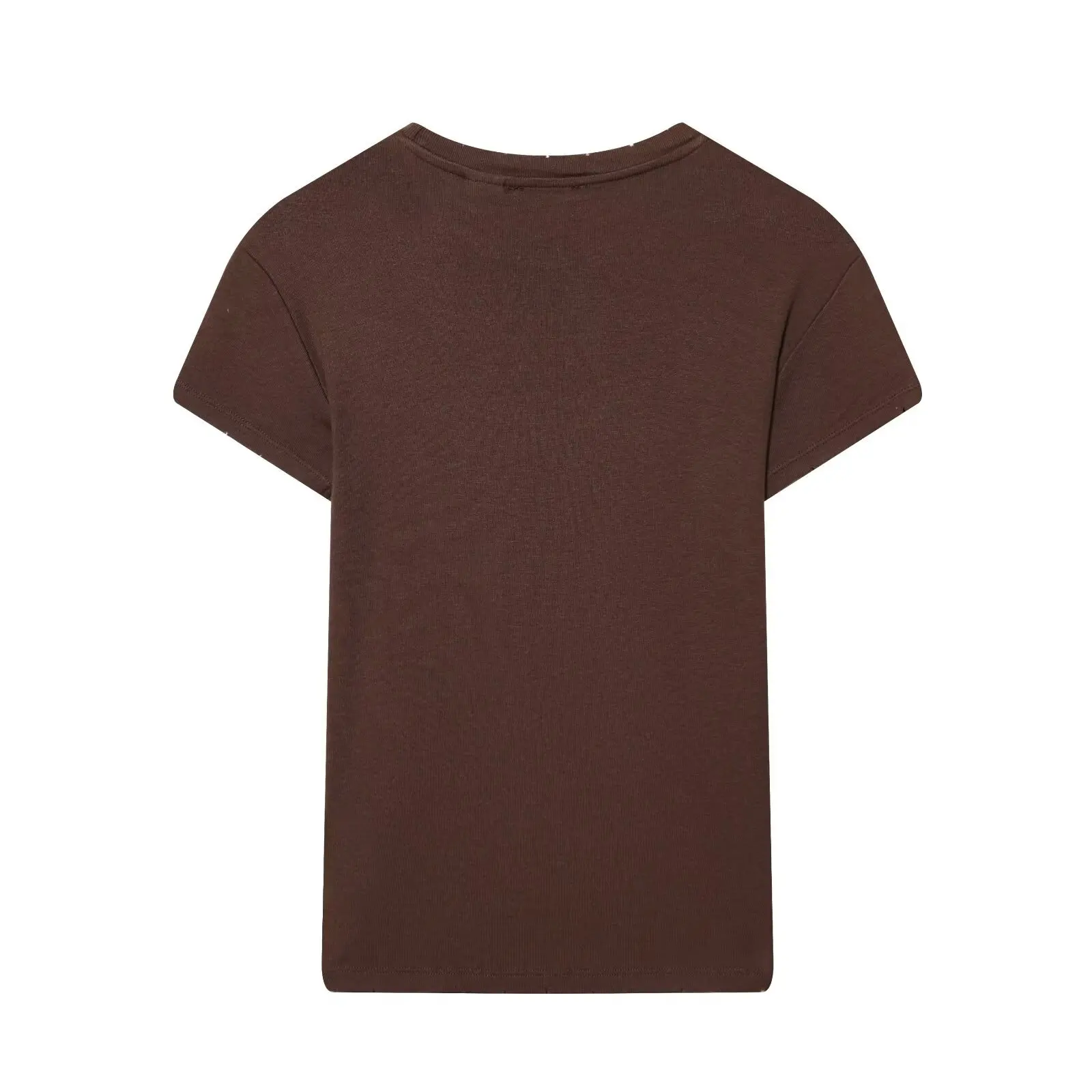 Women's Round Neck Printed Puppet Show T-Shirt   4EZY