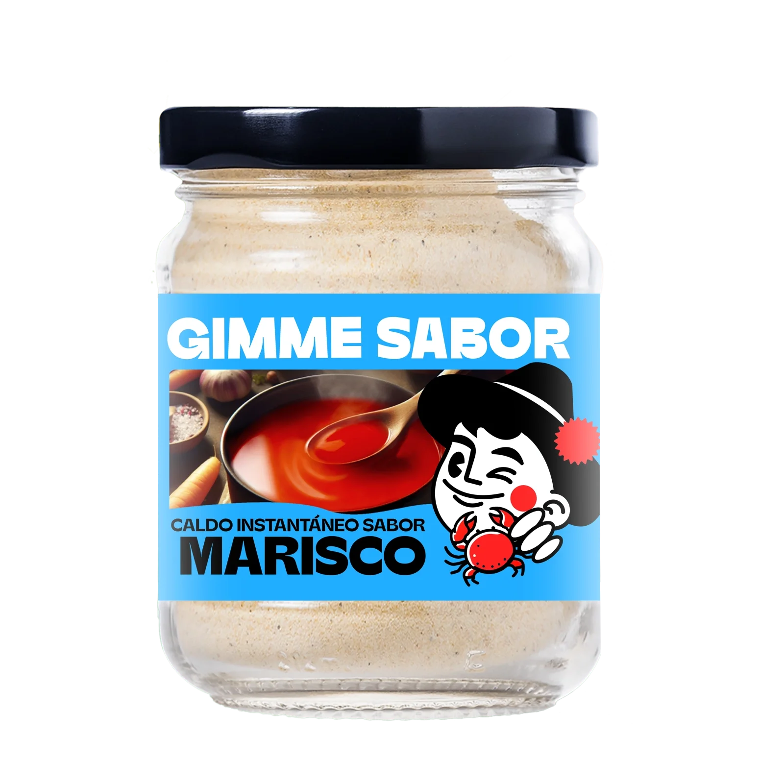 Gimme Sabor Preparado Caldo de Marisco, sin alérgenos, sin glutamato, sin conservantes