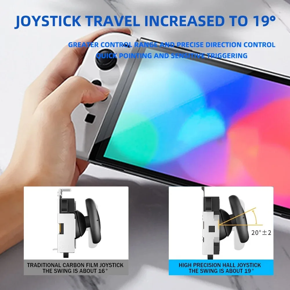 Replacement Hall Effect Joystick Analog Thumb Stick for Nintendo Switch/OLED/Lite Joycon No Drifting Repair Parts Accessory
