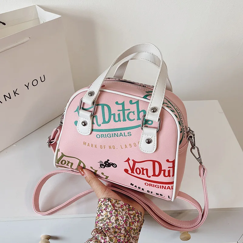 

Women Vintage Print Large Capacity Handbag Fashion All-match Shoulder Crossbody Bag Female Daily Bag