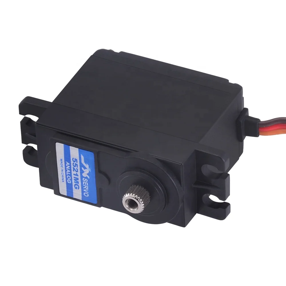 JX PS-5521MG 20 кг аналоговый сервопривод с большим крутящим моментом, стандартная металлическая шестерня для радиоуправляемых автомобилей, роботов, самолетов и лодочных двигателей