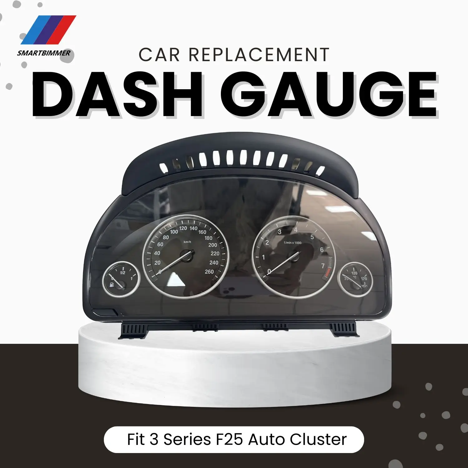 OEM Digital Dashboard For BMW X3 F25 2011-2017 – Virginized Instrument Cluster Speedometer Ready to Program