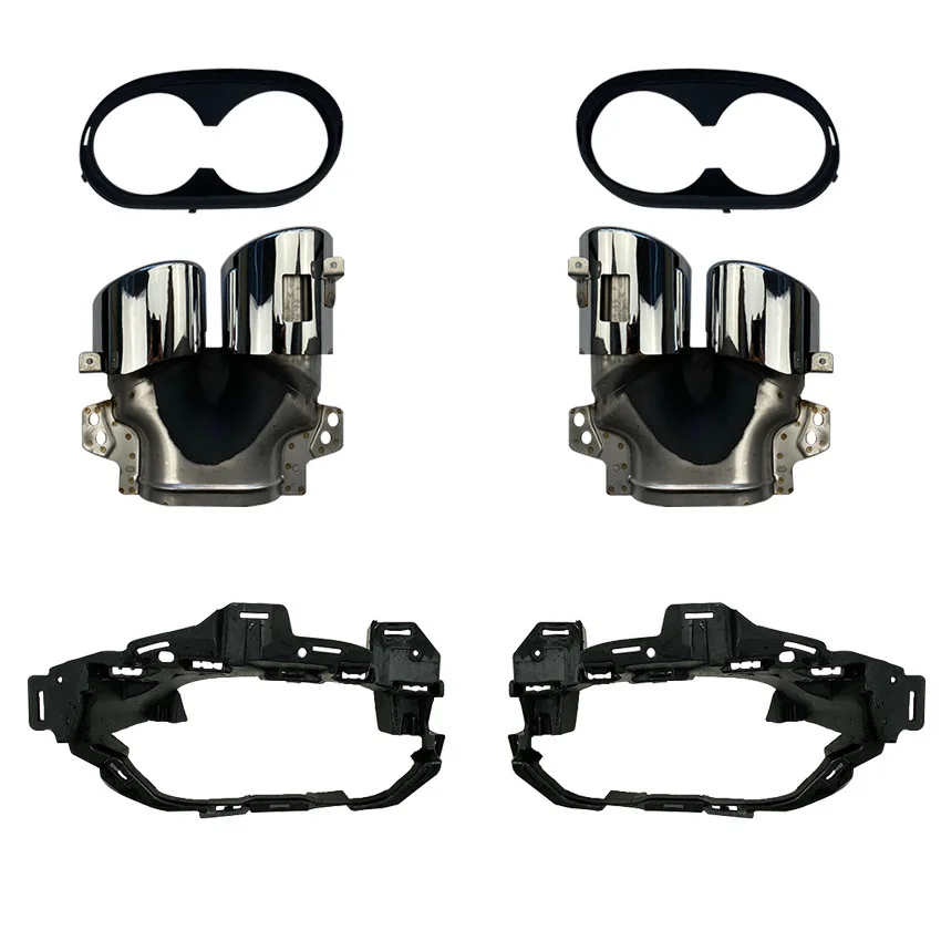 

Suitable for Mercedes-Benz GLB35 GLB X247 GLB220 250 modified to AMG four-out double-out tail throat modified