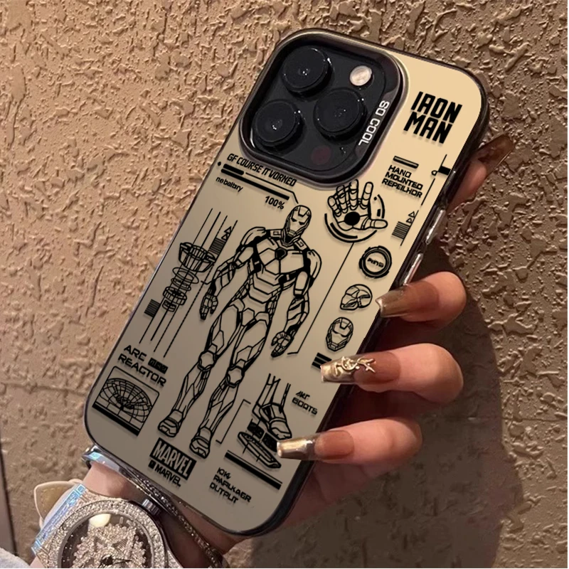 حافظة لهاتف آيفون 17 16 15 14 13 12 11 Pro Max Plus 17 Air 16E X XR XS Max غطاء ممتص للصدمات صلب