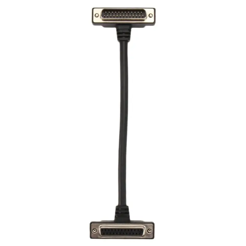 A29F-UP Down Angled Low Profile DB25 Male To Female Extension Cable Right Angled Slim Db25pin Changer Connector Printer Cable
