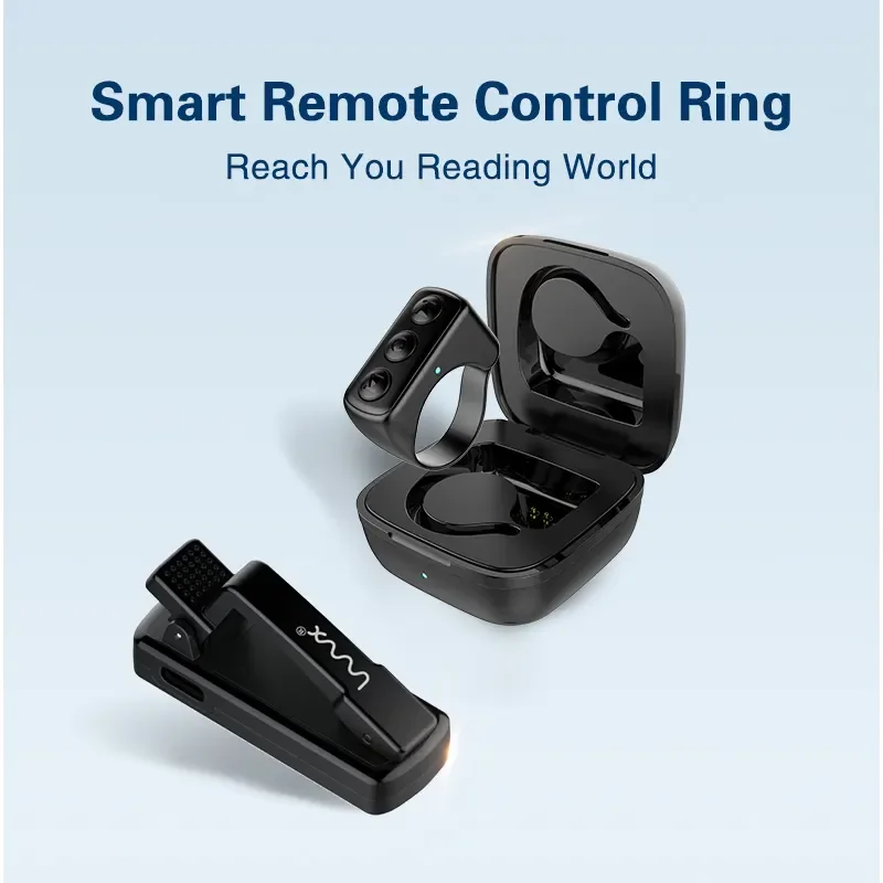 Smart Page Turner 2023 Best Accessory Remote Control Cell Phone Kindle Book Reading X Ring