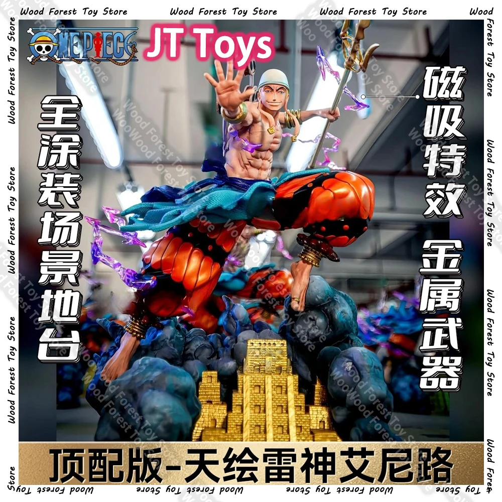 

28cm JT Toys Enel Figurine One Piece Anime Figure Collectible Desk Decor Statue Model Toy Kids Birthday Gifts