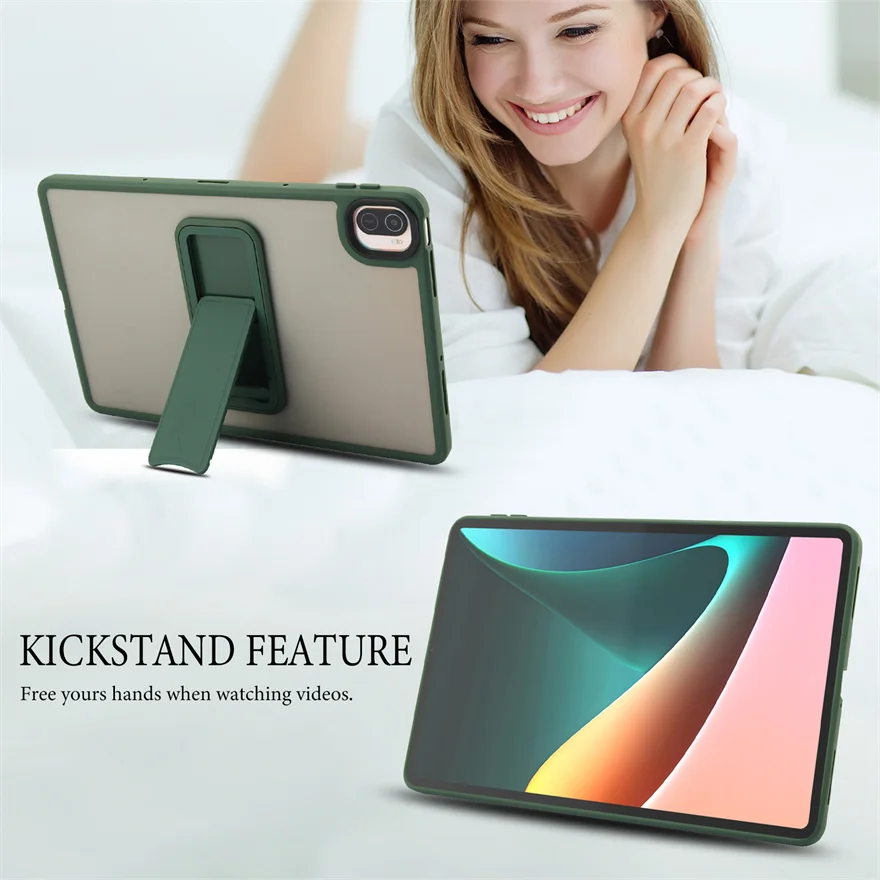 Подходит для Xiaomi Pad 5, чехол для ПК + ТПУ, противоударный защитный чехол с кронштейном для планшета, чехол для Xiaomi Pad 5 5Pro