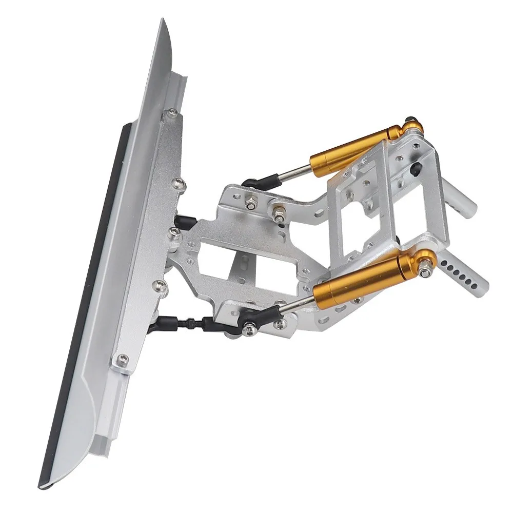 1/10 RC Crawler Klinge Schneepflug Metall Schnee Schaufel Für TRX4 TRX6 Axial SCX10 90027 28 90046 47 Dekoration Teile