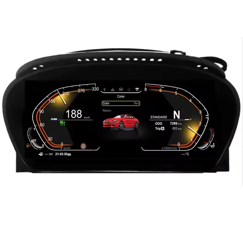 

New SZKIANDA 12.3" 1920x720 Car Digital Speedometer HUD MPH/KPH Support For 5 Series E60-E64 Linux OS Plug Play Retrofit
