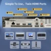 돌비 비전 파노라마 사운드 USB 재생 하드 드라이브 재생, GIEC G5300 4KUHD 블루레이 플레이어, DVD, VCD, CD 플레이어, 모든 지역 지지대 6