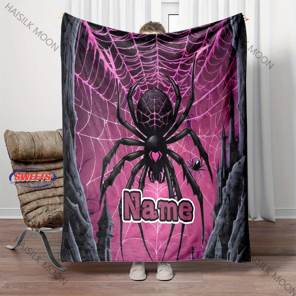 

Одеяло с именем на заказ для взрослых и детей, индивидуальное одеяло с именем подростка для мальчиков и девочек, персонализированные подарки на день рождения, Рождество