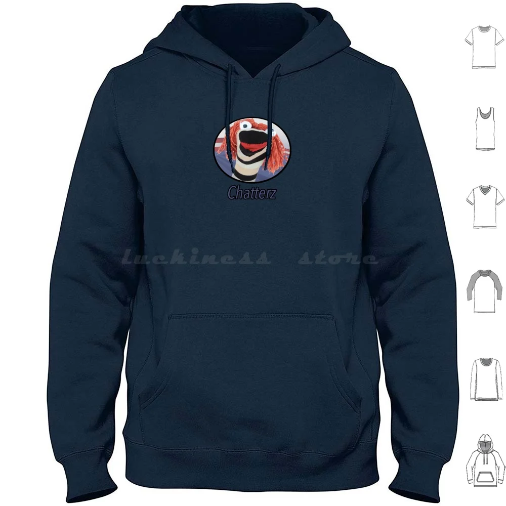 Chatterz Sock Puppet Hoodies Long Sleeve Chatterz Sock Puppet Conan Teamcoco Team Coco Obrien Late Night Tbs Talk Show