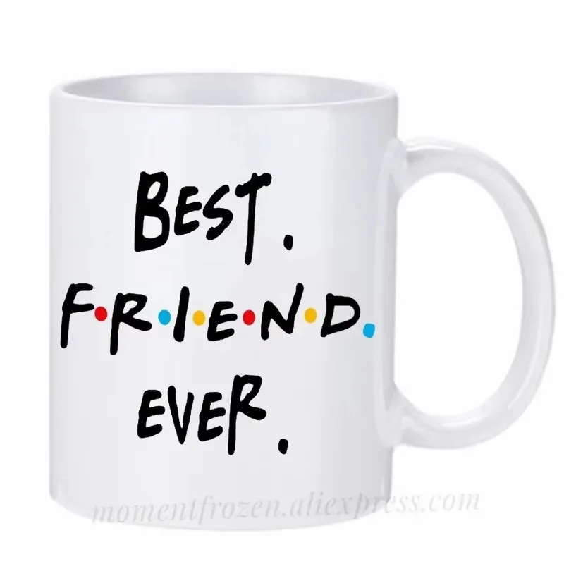 TV Friends Mugs Tea Milk Cocoa Coffee Mugen Ceramic Travel Cups Birthday Gifts Drinkware Teaware Tableware Coffeeware Home Decal