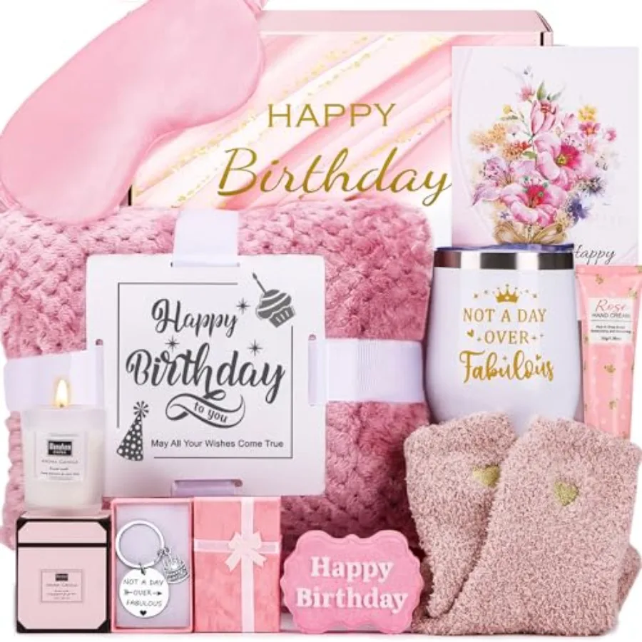 

Birthday Gifts for Women Happy Birthday Gifts for Her Mom Sister Best Friend Girlfriend Coworker Wife Bday Gift Ideas Unique Re