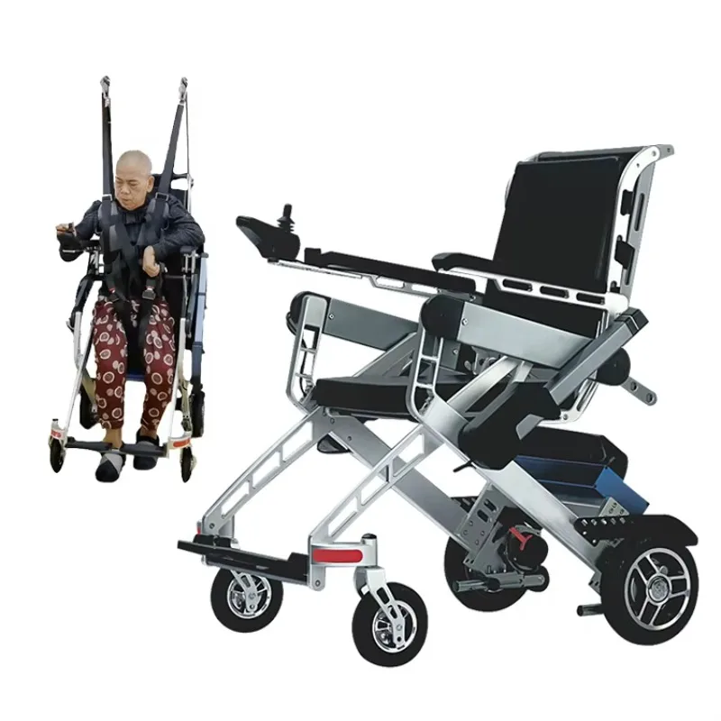 Aluminum Alloy Walker Walking Aid for the Elderly Gait Training Harness Rehabilitation