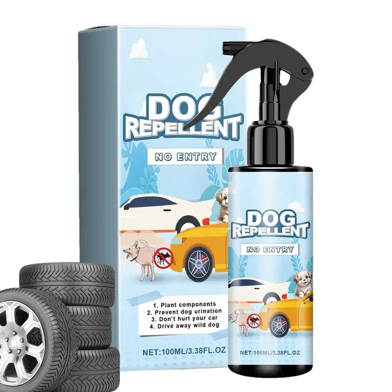 

Car Tire Dog Repellent Spray 100ml Car Tire Protection Agent Car Tire Protection Agent Effective Car Wheel No Pee Spray For Cars