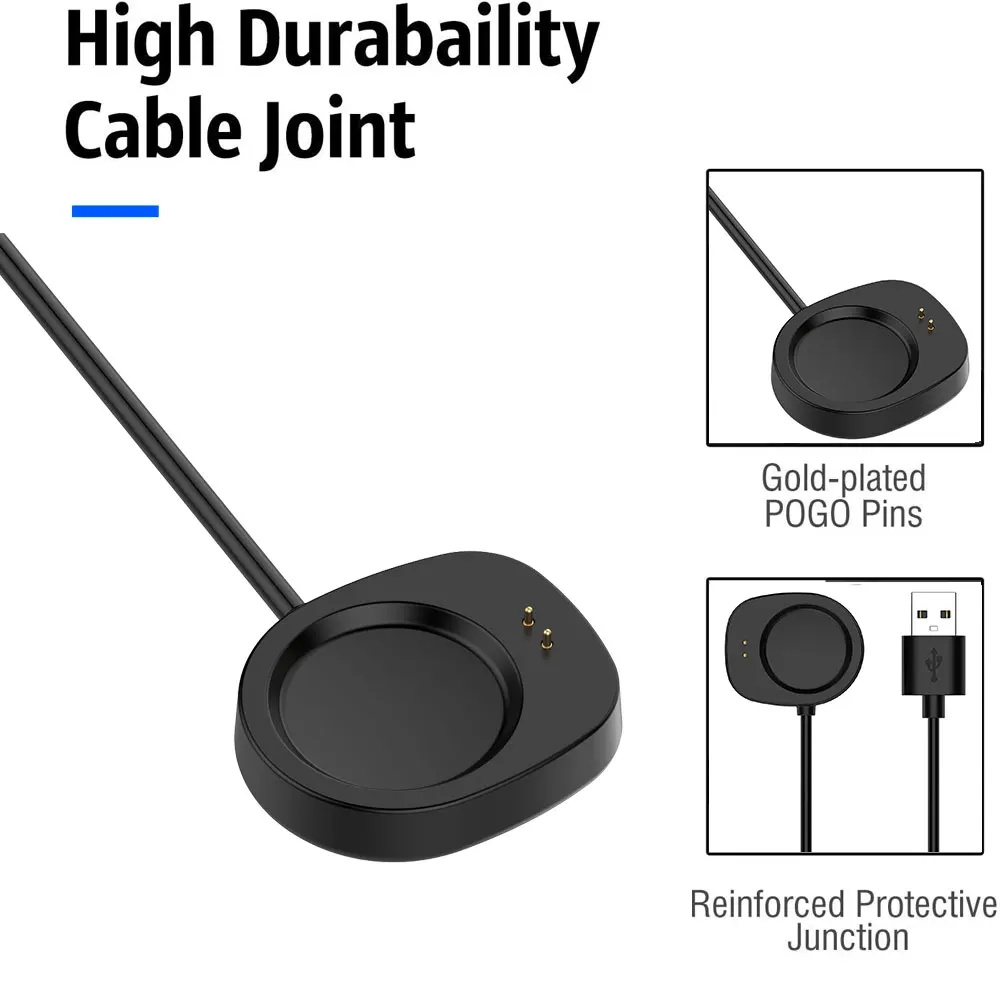 USB Charger For Huami Amazfit Helio Strap T-Rex 3 Smartwatch Replacement Charging Cable Amazfit Balance 2 Charger Accessories