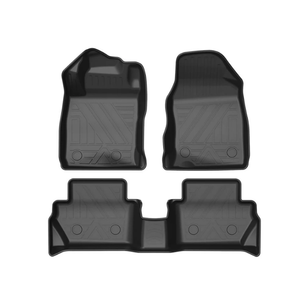 

For Ford ECOSPORT 2018-2019 Car Foot Mats The Left Driving Interior Details Carpets Rugs Car Foot Pads Accessories