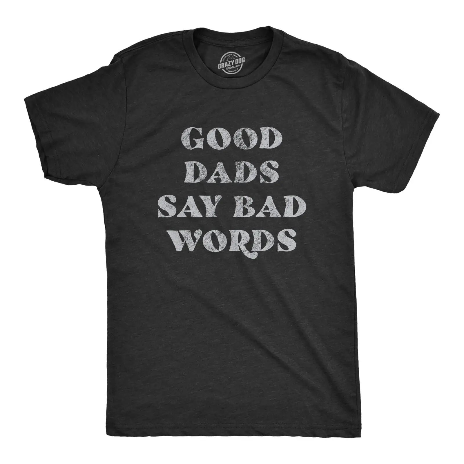 Мужская футболка с надписью «Good Dads Say Bad Words», забавная графическая футболка на День отца