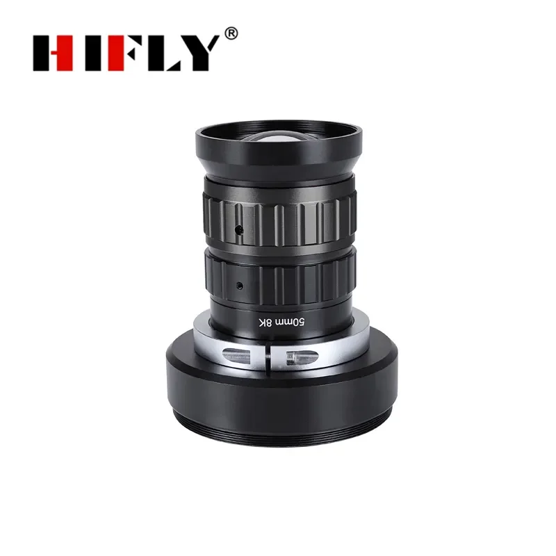 ZXY High-Fidelity Imaging 50mm 8K F-mount Manual Line Scan Lens for Industrial Camera