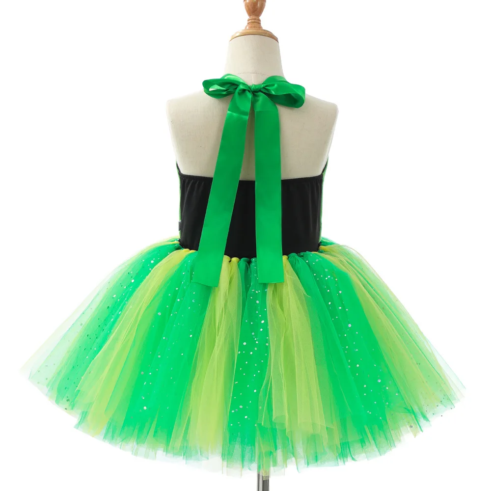 Tutu Dress Girls Little Turtle Animal Character Halloween Party Performance Stage Show Outfit Fancy Lovely Princess Charming