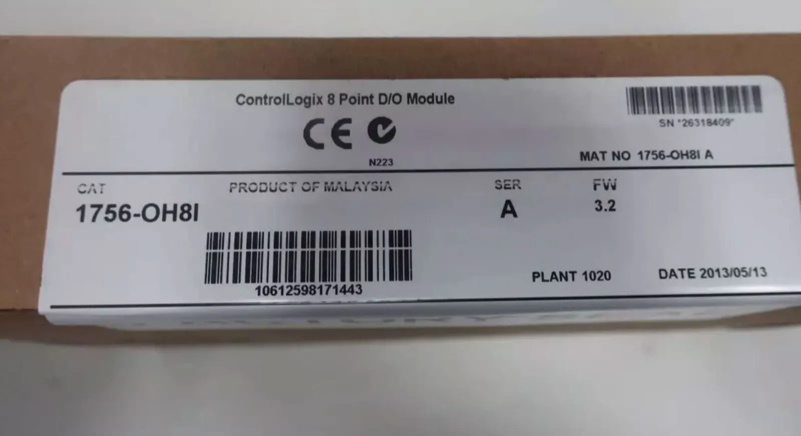 

100% New Genuine 1756-OH8I 1756-ON8 1756-ON8K 1756-OC8 1756-OG16 1756-OX8I One Year Warranty ​