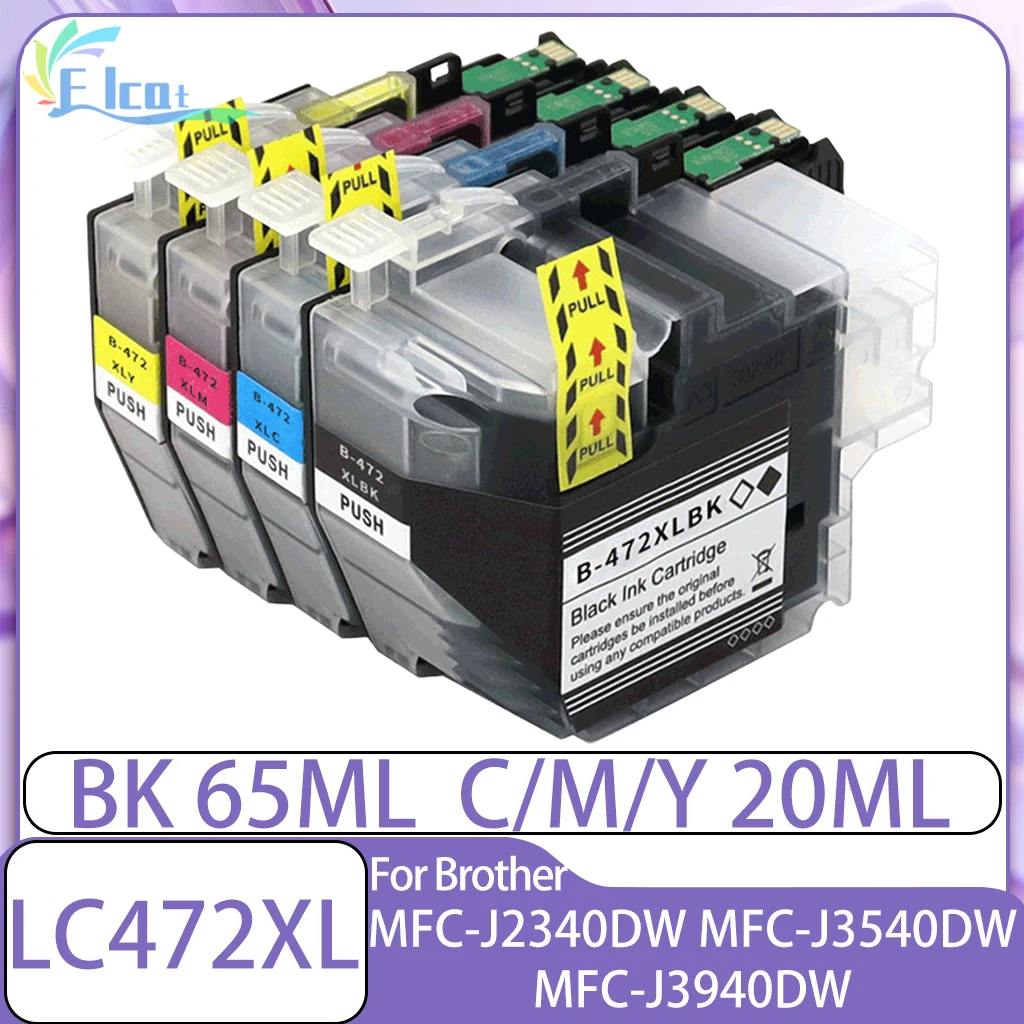 

LC472XL 472XL LC472 картридж, совместимый с LC472XL LC472 для Brother MFC-J2340DW MFC-J3540DW MFC-J3940DW картридж с чернилами для принтера