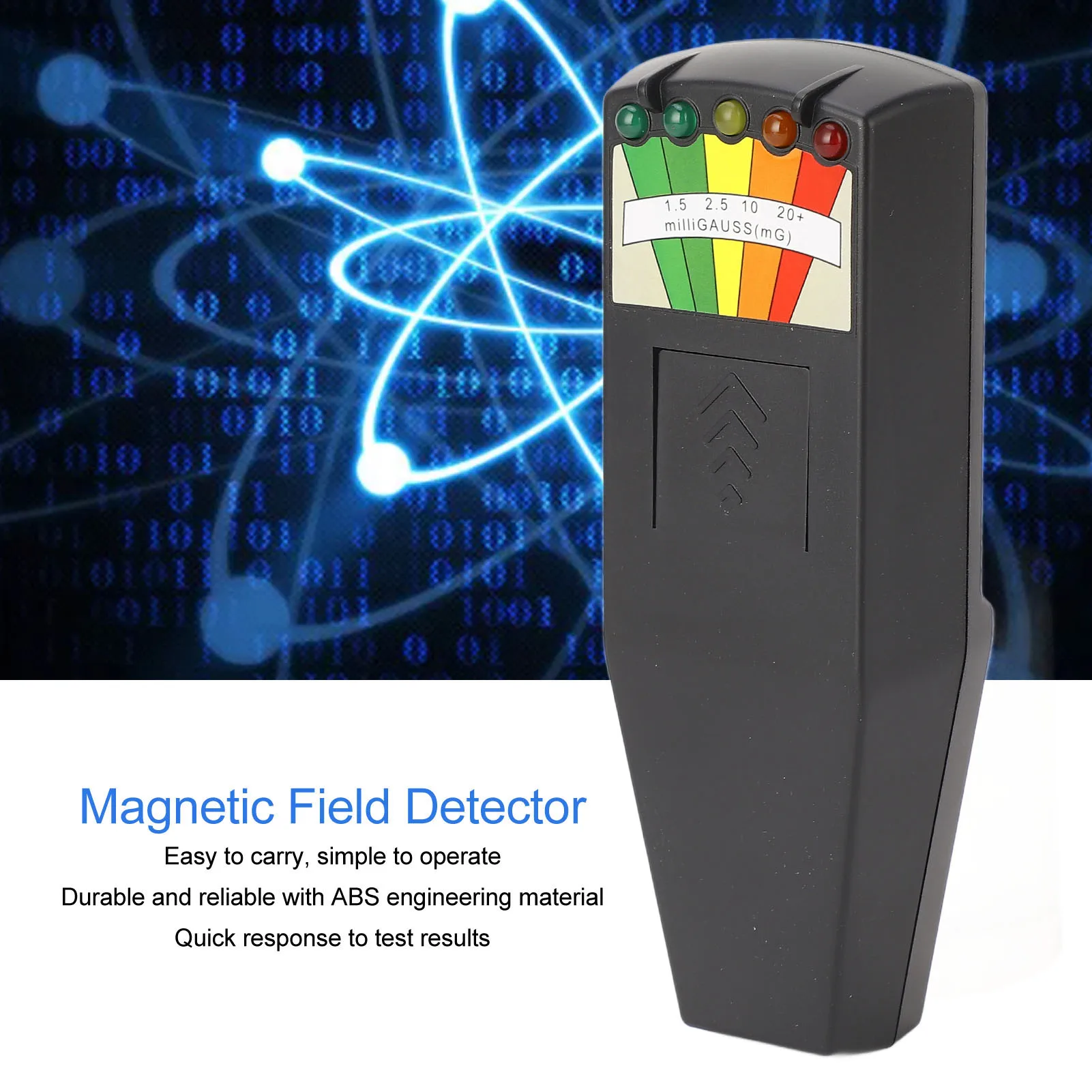 Magnetic Field Detector Hunting Paranormal Tester Electromagnetic Radiation EMF Meter