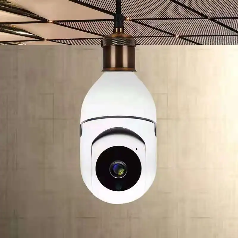 2MP/3MP Tuya /YCC365 APP 1080P E27 Lamp Head Socket  Panoramic View IP Camera Home Security CCTV Monitor