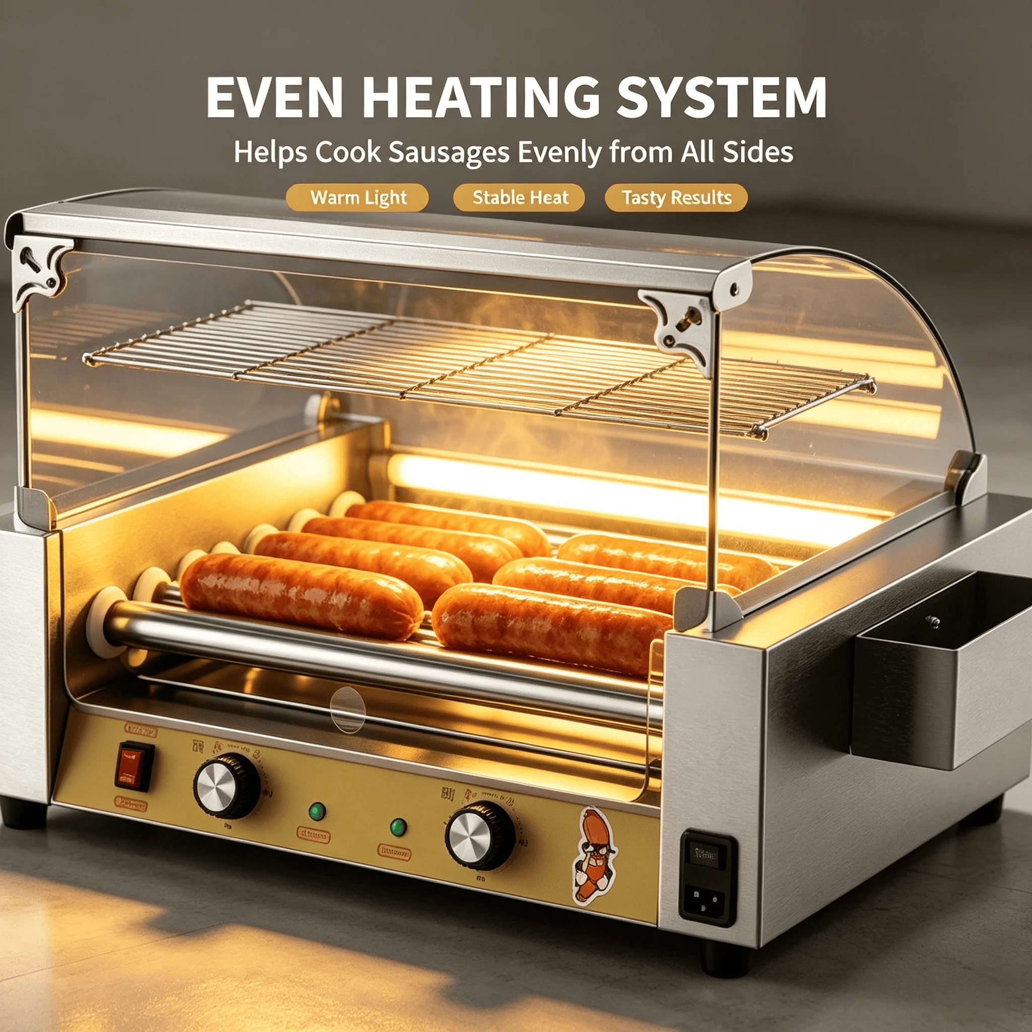 Macchina Commerciale per Arros - Hot Dog Roller Grill Commercial recensione e prezzo