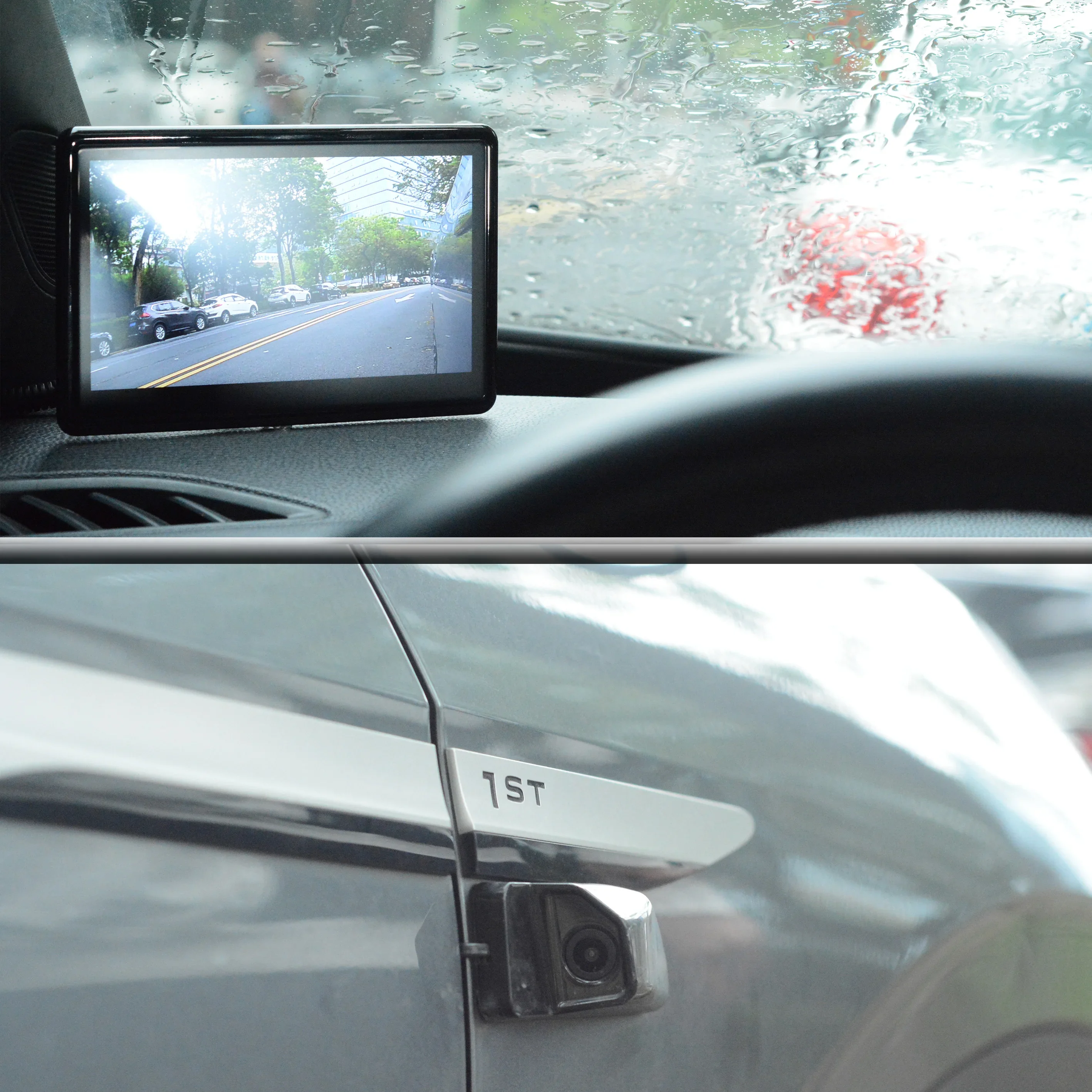 5.7inch Electronic Rear View Side Mirror ing Universal Car Electronic External Mirrors CMS System
