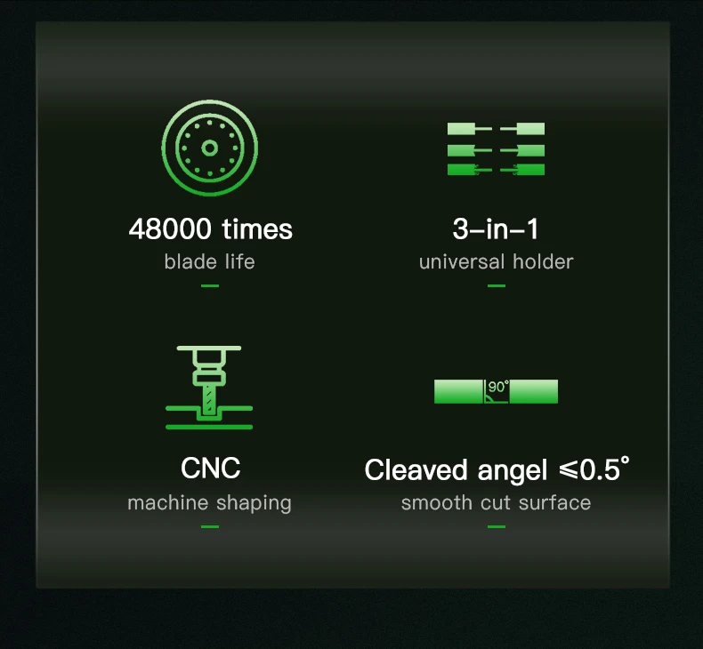 Imagem -06 - Tawaa-fibra Óptica Cleaver Blade Ftth Fc20