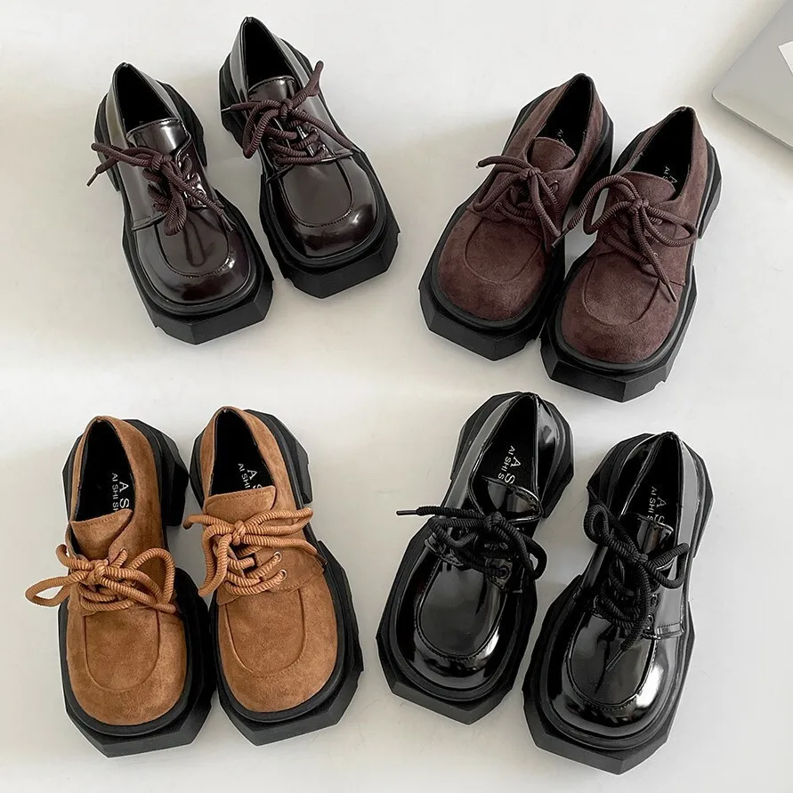 

High Quality Thick Sole Increase Round Head Cross Tie Fashion All Comfortable Non-slip Breathable Wear Women's Single Shoes