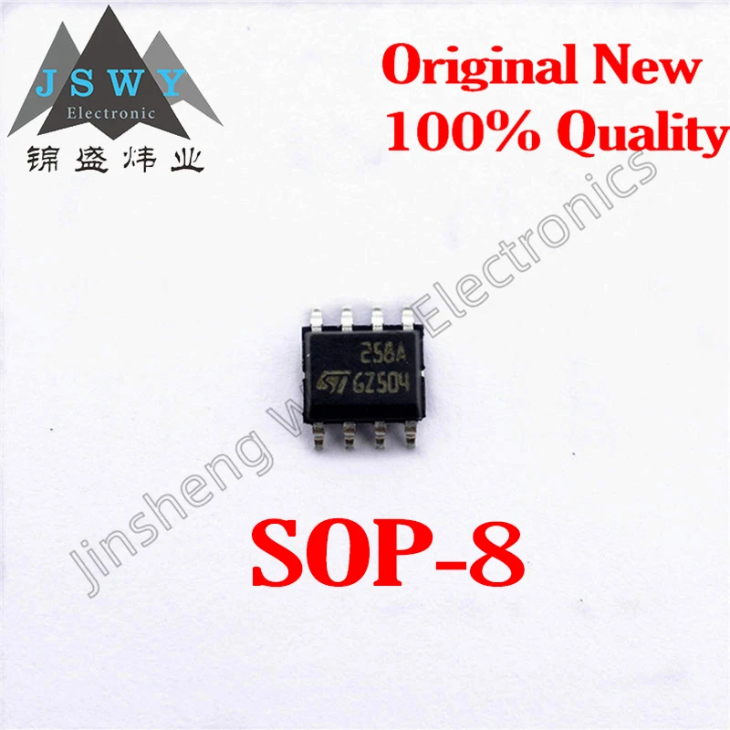 (20-50 pcs) LM258ADT SOP-8 258A LM258 Dual Operational Amplifier Chip 100% Original Imported In Stock Ships Fast!