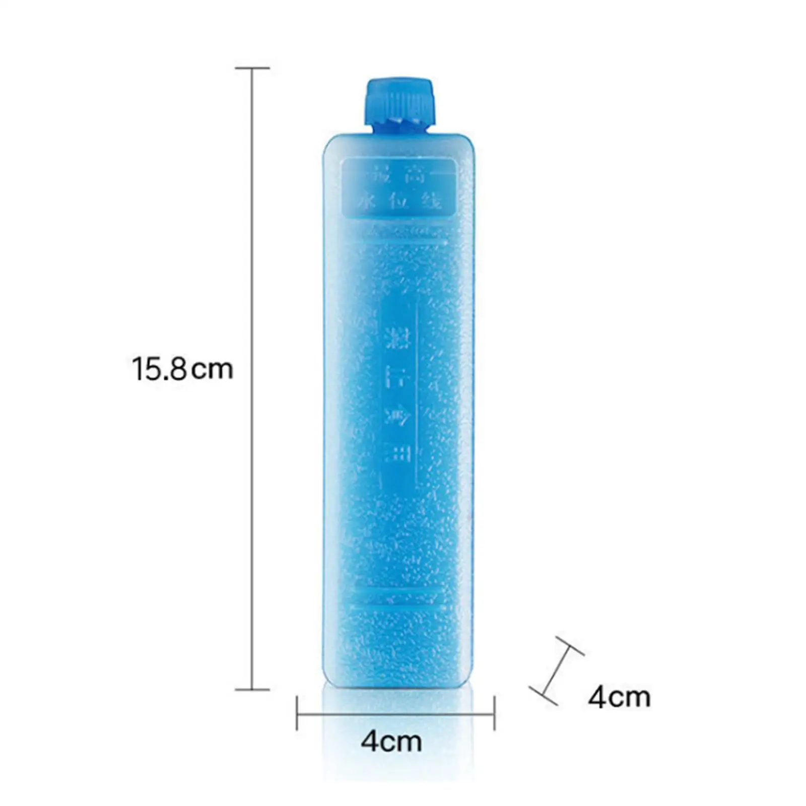 Portable Ice Pack Blocks for Cool Box Freezer Reusable Long Lasting Cold Gel Bricks for Camping Picnic Fishing Travel Food