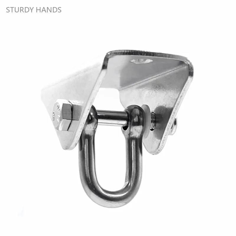 Gancio di sollevamento in acciaio inossidabile 304 gancio per fibbia di fissaggio gancio per altalena per sacco di sabbia per Yoga anello di sollevamento con Base addensata Hardware per la casa